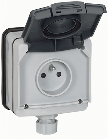 Legrand 090466 Plexo Роз. 2К+З 16А