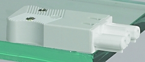 Legrand 034101 Гнездо 3П, белый,безвин. заж.