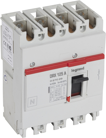 Legrand 027029 DRX125 MT 63A 4П 10KA