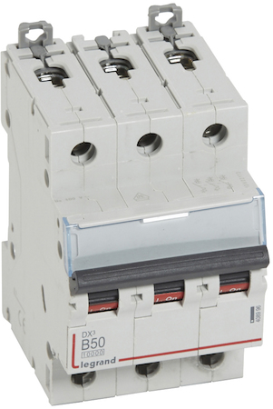 Legrand 408996 Авт.выкл.DX3 3П B50A 10kA/16kA