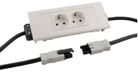 Legrand 8505235 Mosaic wcd 2v kv bedraad+Fast conn.