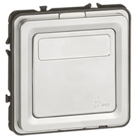 Legrand 077843 Выключатель кн НО+НЗ 6А этикет