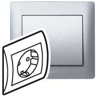 Legrand 771339 G.Life Р.2К+З,alum., монобл