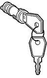 Legrand 001391 Ekinoxe Замок д/двери ...х13м