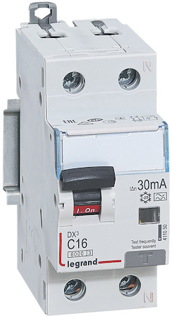 Legrand 411050 АВДТ DX3 1П+Н C16А 30MA-A