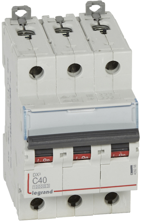 Legrand 409258 Авт.выкл.DX3 3П C40A 10kA/16kA