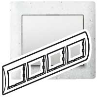 Legrand 771714 Рамка 4п гор Cor.Everest GL