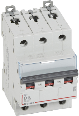 Legrand 408089 Авт.выкл.DX3 3П D16A 6000/10kA