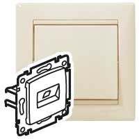 Legrand 774149 Розетка 2К шторки БЕЛ VLN