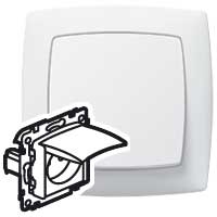 Legrand 774052 Розетка 2К+З IP44 БЕЛ SUNO