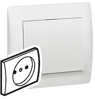 Legrand 777025 GL Панель лицевая с/шт белый