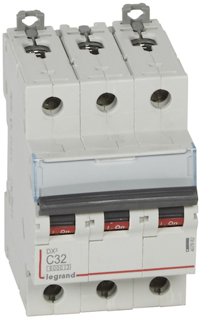 Legrand 407862 Авт.выкл.DX3 3П С32A 6000/10kA