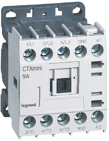 Legrand 417020 Конт.CTX3 3P 9A 1но ~24V мини