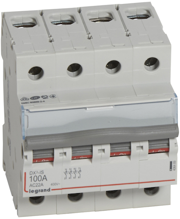 Legrand 406489 Выкл.разъед.DX3 4П 100A