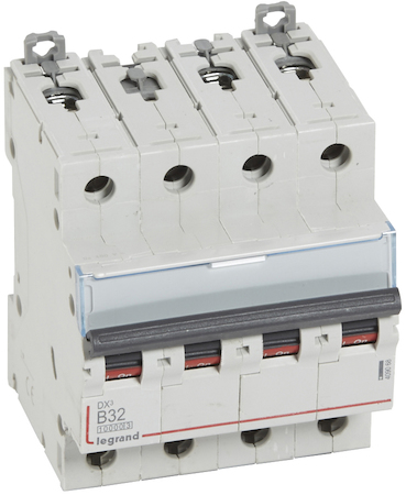 Legrand 409068 Авт.выкл.DX3 4П B32A10kA/16kA
