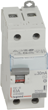 Legrand 411506 ВДТ DX3 2П 63А 30мА-AC