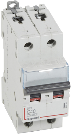 Legrand 409206 Авт.выкл.DX3 2П C40A 10kA/16kA