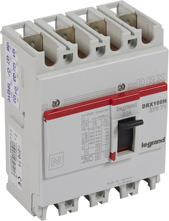 Legrand 027071 DRX125 MT 20A 4П 36KA