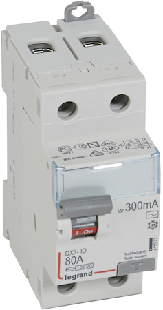 Legrand 411527 ВДТ DX3 2П 80А 300мА-AC