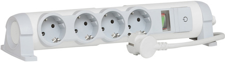 Legrand 694641 Удлин 4X2К+З с молн защ 1,5м