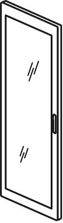 Legrand 020564 XL3 4000 Дв.д/шк.стек.выгн.725
