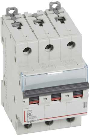 Legrand 408988 Авт.выкл.DX3 3П B6A 10kA/16kA