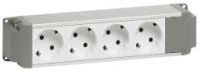 Legrand 653401 Tafelcontactdoos 4x2P+a steekklem