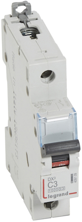 Legrand 409109 Авт.выкл.DX3 1П C3A 10kA/16kA