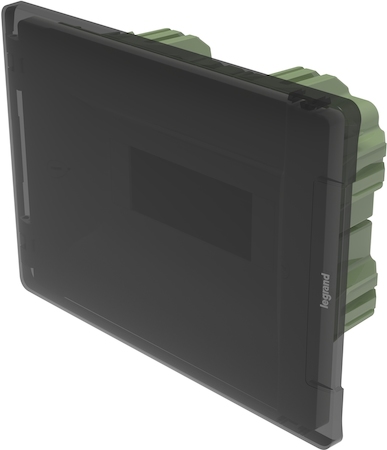 Legrand 401701 Practibox3 встр прозр 1х8м E