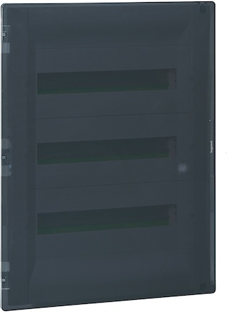 Legrand 401708 Practibox3 встр.3x18 прозр.дв.