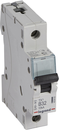 Legrand 403863 Aвт.выкл.TX3 B32A 1П 6000/10kA