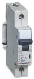 Legrand 403913 Авт.выкл.TX3 C6А 1П 6000/10kA