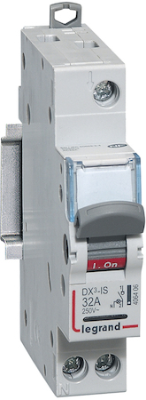 Legrand 406406 Выкл.разъед.DX3 с индик.1П 32A