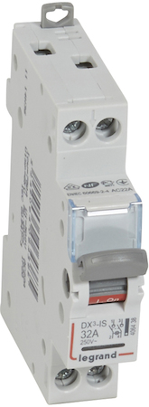 Legrand 406438 Выкл.разъед.DX3 с индик.2П 32A