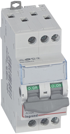 Legrand 406457 Выкл.разъед.DX3 3П 20A