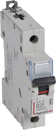 Legrand 407209 Авт.выкл.DX3-E B25 1П 6000/6kA