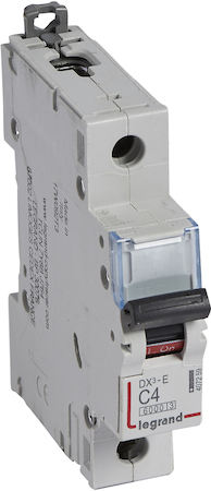 Legrand 407259 Авт.выкл.DX3-E C4 1П 6000/6kA
