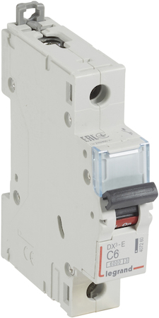 Legrand 407260 Авт.выкл.DX3-E C6 1П 6000/6kA