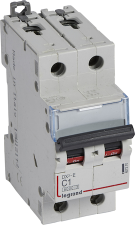 Legrand 407270 Авт.выкл.DX3-E C1 2П 6000/6kA