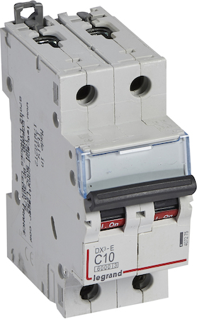 Legrand 407275 Авт.выкл.DX3-E C10 2П 6000/6kA