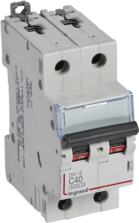Legrand 407281 Авт.выкл.DX3-E C40 2П 6000/6kA