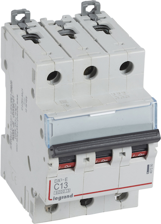 Legrand 407290 Авт.выкл.DX3-E C13 3П 6000/6kA