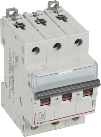 Legrand 407292 Авт.выкл.DX3-E C20 3П 6000/6kA