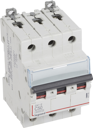 Legrand 407296 Авт.выкл.DX3-E C50 3П 6000/6kA