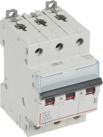 Legrand 407297 Авт.выкл.DX3-E C63 3П 6000/6kA