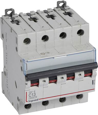 Legrand 407304 Авт.выкл.DX3-E C13 4П 6000/6kA
