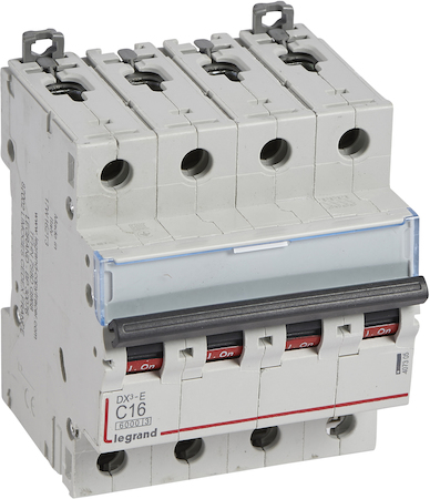 Legrand 407305 Авт.выкл.DX3-E C16 4П 6000/6kA
