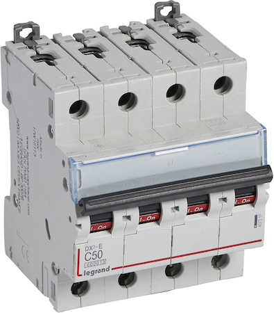 Legrand 407310 Авт.выкл.DX3-E C50 4П 6000/6kA