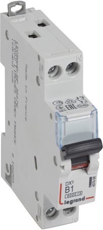 Legrand 407468 Авт.выкл.DX3 1п+N В1А 6kA/10кА