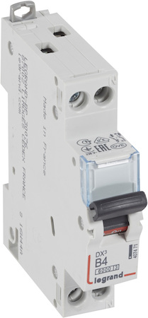 Legrand 407471 Авт.выкл.DX3 1п+N В4А 6kA/10кА